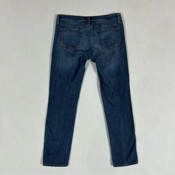 Just Black Boyfriend Jeans Womens 28 Blue Denim Distressed Medium Wash Mid Rise - Picture 3 of 11